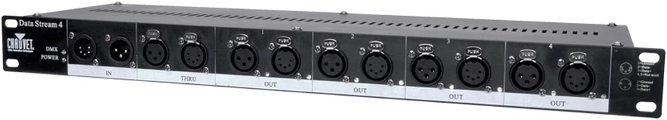 Chauvet Data Stream 4 Universal DMX-512 Optical Splitter - Image 3 of 4