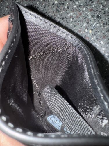 Michael Kors Men’s Cooper Pebbled Leather Card Case Mens Wallet New Without Tag - Picture 4 of 5