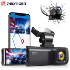 REDTIGER F7N 4K Dual Dash Cam Front and Rear Dash Camera with Free 64GB Card
