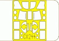 Eduard 1/72 Sikorsky HH-60 Pave Hawk Paint Mask for HobbyBoss kit