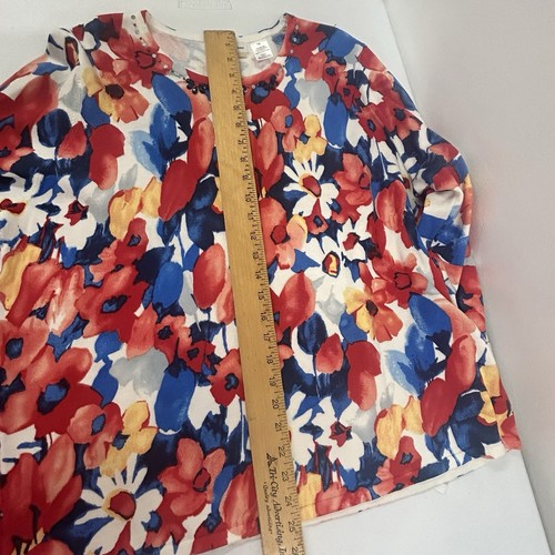 Alfred Dunner Damen Blumen Top 3/4 Ärmel Quietsch Blumen Gr. IX Neu Mit T - Bild 12 von 19