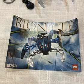 LEGO 8743 Bionicle Visorak Boggarak Vintage w/ Canister & Manual COMPLETE