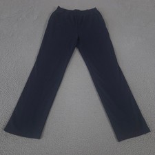 Lands' End Pants Womens M Tall Sport Knit High Rise Straight Leg Cotton Comfort