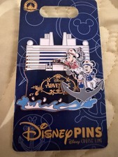 Disney Cruise Line Adventure Swinging Ship Stern 2026 Mickey & Minnie Pin