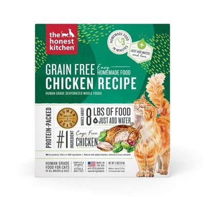 The Honest Kitchen Human Grade Dehydrated Cat Food 2 Lbs Grain Free Chicken