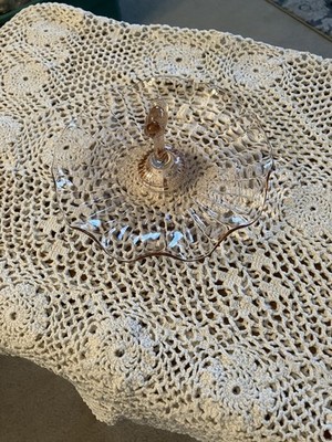 Vintage Pink Depression Glass Tidbit Tray