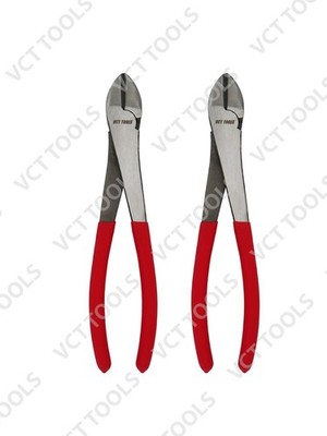 2 Pack 10  Heavy Duty Diagonal Cutting Pliers   Heat Treated Steel Wire Cutters