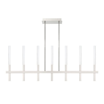 Eurofase Lighting 46476 Benicio 46''W 3000K LED Linear Crystal - Nickel