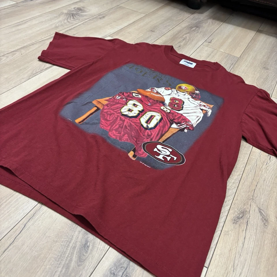 Camiseta De Colección CSA San Francisco 49ers Roja Para Hombre Grande L Algodón 1997 EE. UU. NFL Pro De Colección Foto 4 de 4