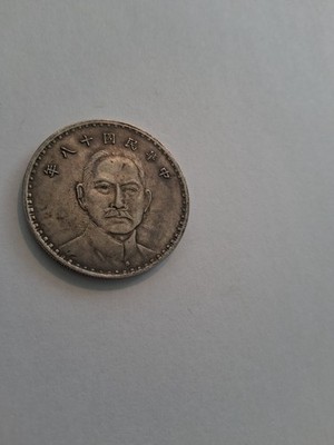 China 1929 Sun Yat-Senr Dollar Coin