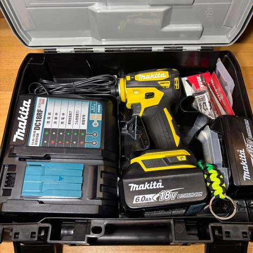 Makita TD172D 18V Impact Driver Fresh Yellow Custom Overhauled BL1860x2 Charger - Picture 2 of 19
