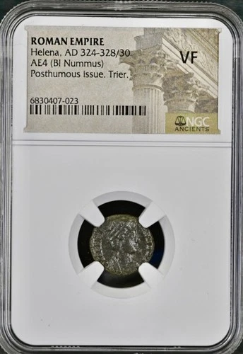Saint Helena Mother of Constantine The Great NGC Ancient Roman Coin 324-330AD