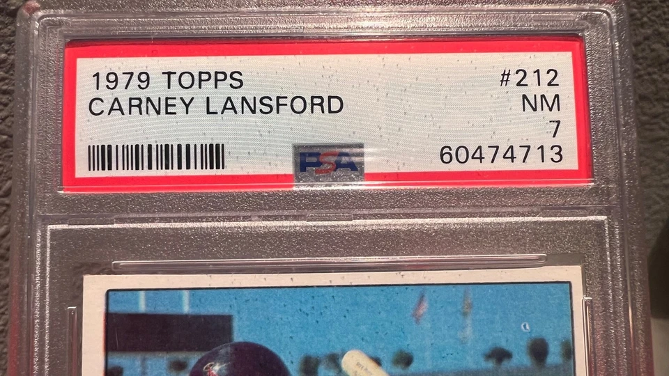1979 Topps - Carney Lansford #212 - PSA 7 Foto 3 de 4