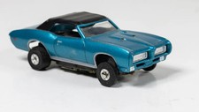 Johnny Lightning Slot car Thunder Jet 500 69 GTO Turquoise