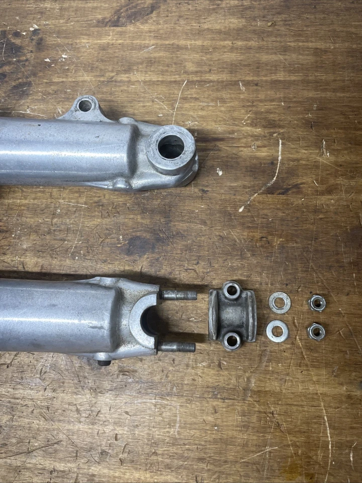 Patas de horquilla delanteras deslizantes OEM Harley Hydra Glide Duo Glide Panhead Servicar Foto 2 de 4