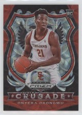 2020-21 Panini Prizm Draft Picks Crusade Choice Red 36/88 Onyeka Okongwu #85 s3g