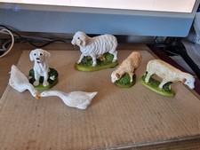 Lot De 6 Santons   moulin a huile etat neuf