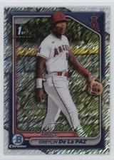 2024 Bowman Chrome Prospects Shimmer Refractor Greylin De La Paz #BCP-181 9ut