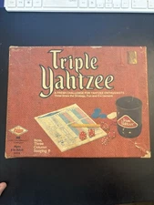 Vintage 1973 Triple Yahtzee Game-#E928-E.S. Lowe Milton Bradley