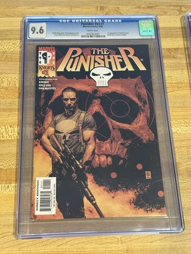 The Punisher #v3 #1 CGC Graded 9.6 Marvel Comics 4/00 1st Spacker Dave Garth Enn