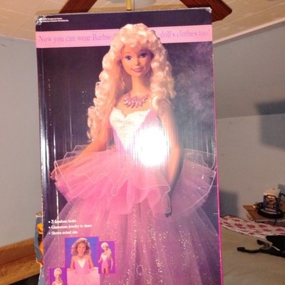 Vintage 1992 Mattel My Size Barbie Doll 3 Feet Tall w/ Original