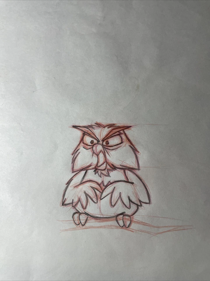 ESPADA EN LA PIEDRA animación celda WALT DISNEY producción arte película vintage I8 Foto 3 de 4