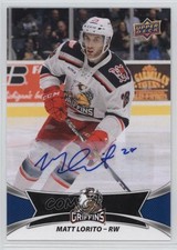 2016-17 Upper Deck AHL Auto Matt Lorito Matthew Lorito #7 Auto 0l2k