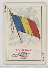 1896 Cincinnati Game of Flags No 1111 4 Flag Back Romania Roumania #J2 0w6
