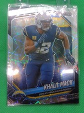 2025 Panini Prizm #161  Khalil Mack Lazer Prizm