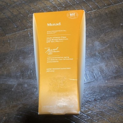 Murad Multi-Vitamin Clear Coat Broad Spectrum SPF 50 | PA++++ 1.7 oz Exp 2026