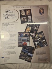 Creative Memories Black 12x15 Scrapbook Hinged Refill Pages 2000 Sealed