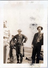WW2 Photo of Group of Soldiers Standing Outdoors