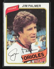 1980 Topps #590 Jim Palmer Baltimore Orioles
