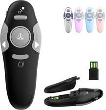 Presentation Clicker Wireless Presenter Remote Clicker for PowerPoint Present...
