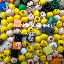 LEGO Minifigure Heads You Pick USED