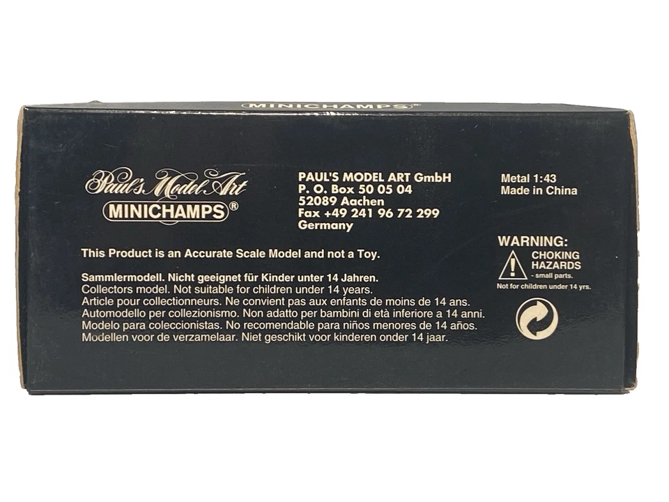 Minichamps Paul's Modern Art 1972-80 Volkswagen Beetle Cabriolet negro 1:43 Foto 4 de 4