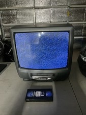MEMOREX 19 Color TV/ VHS Cassette Recorder MVT2195B WORKS No Remote