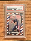 2024 Panini Prizm #329 Drake Maye Red White Blue Prizm Rookie Card RC PSA 9 Pats