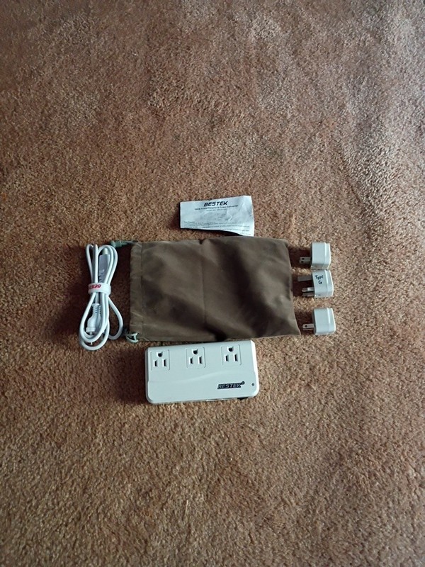 Bestek Universal 200w Travel Power Adapter & Power Converter Model: MRJ201GU