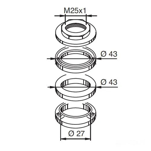 Lenkkopflager Satz FüR Cpi Oliver 25 Sport 2006-2007-image