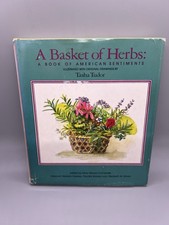 VG 1983 HC in DJ First Edition Basket of Herbs Tasha Tudor Mary Campbell Corgi