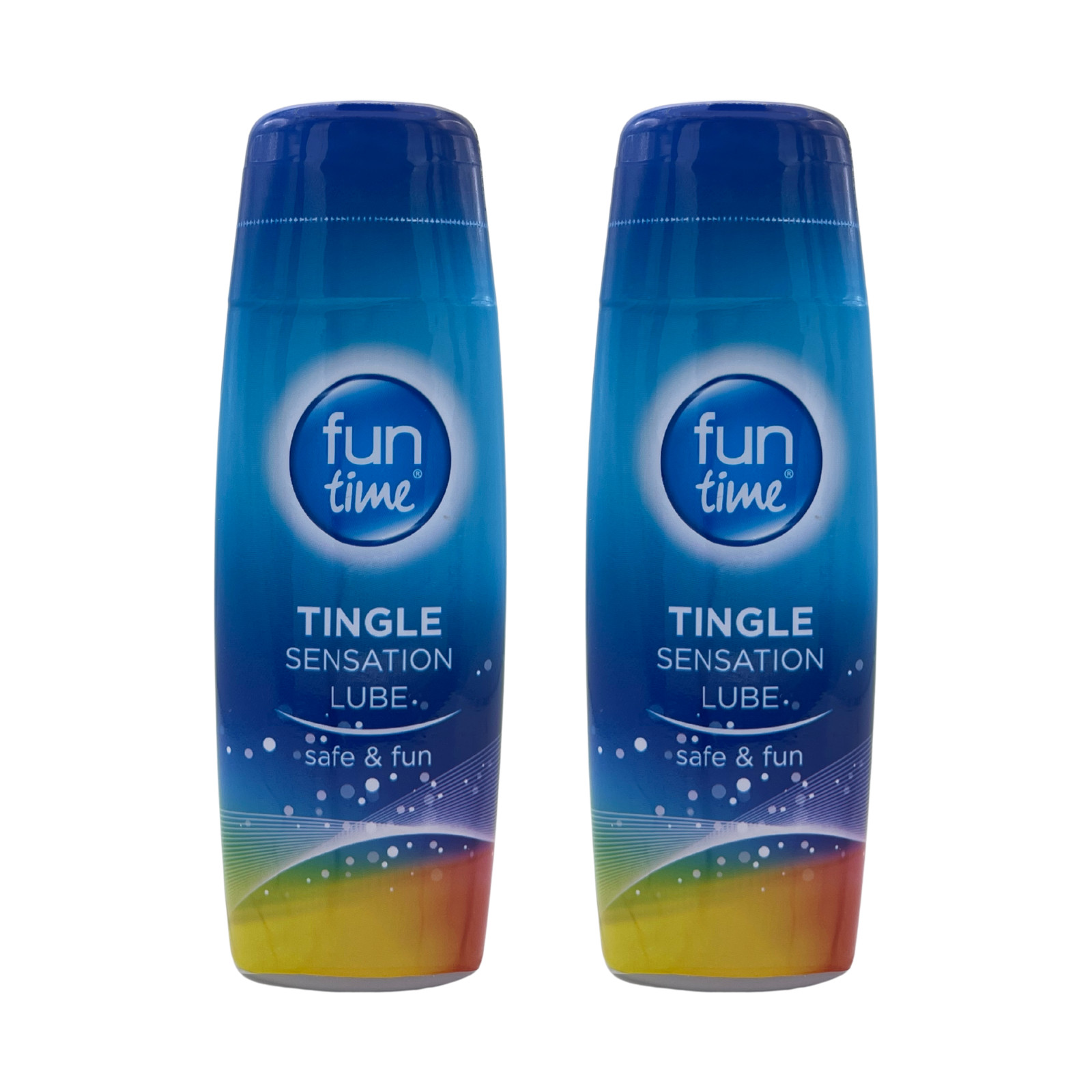 2x Fun Time Tingle Sensation Sex Lube – Water-Based Gel 75ml