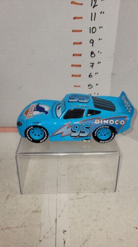 Disney Pixar Cars - JADA- 1:24 SCALE DINOCO LIGHTNING MCQUEEN DIECAST MODEL-USED - Picture 3 of 19