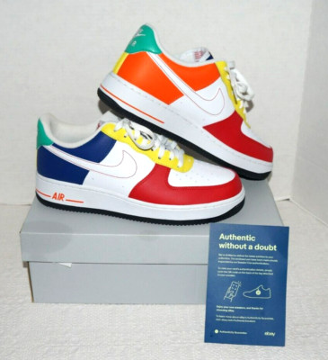 NIKE AIR FORCE 1 '07 LV8 Rubik's Cube FN6840-657 Men's Shoes Sneakers Size 9 NEW