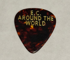 ERIC CLAPTON GUITAR PICK 1998 WORLD TOUR ERICS PLECTRUM E.C. AROUND THE WORLD