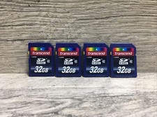 Lot 4 Transcend 32GB Class 10 SDHC Memory Card TS32GSDHC10 S42
