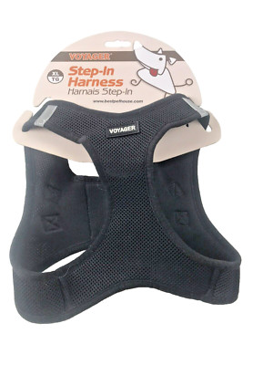 Voyager Step In Dog Harness Soft Plush Vest Black XL NWT Puppy Reflector Protect