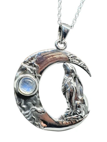 Colliers et pendentifs de pierre précieuse pierre de lune pierre de lune