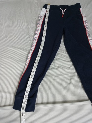 Tommy Hilfiger Joggers Drawstring Multi Color Logo Boys Sz 7 - Picture 9 of 12