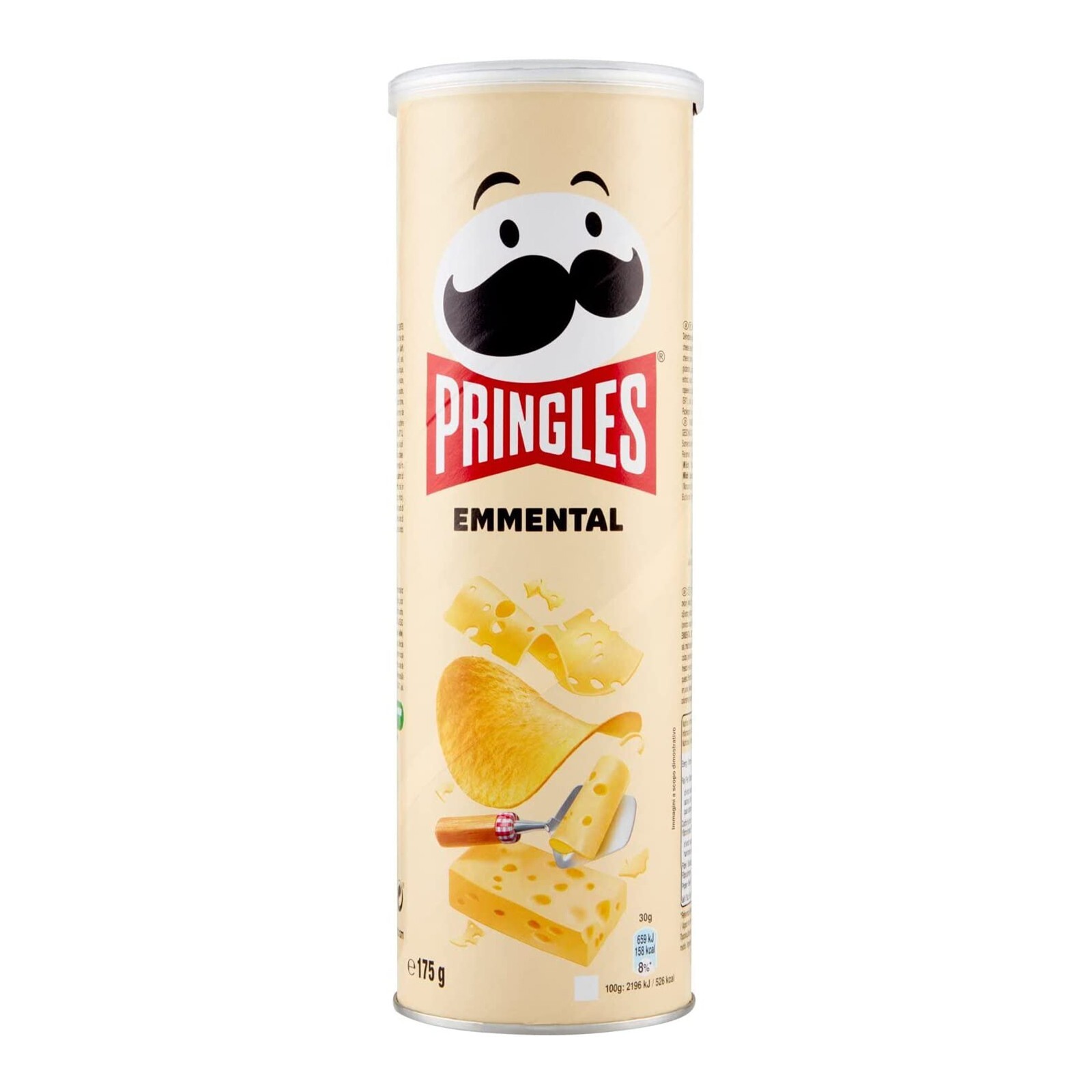 Pringles Patatine Gusto  Emmental Tubo da 175 grammi